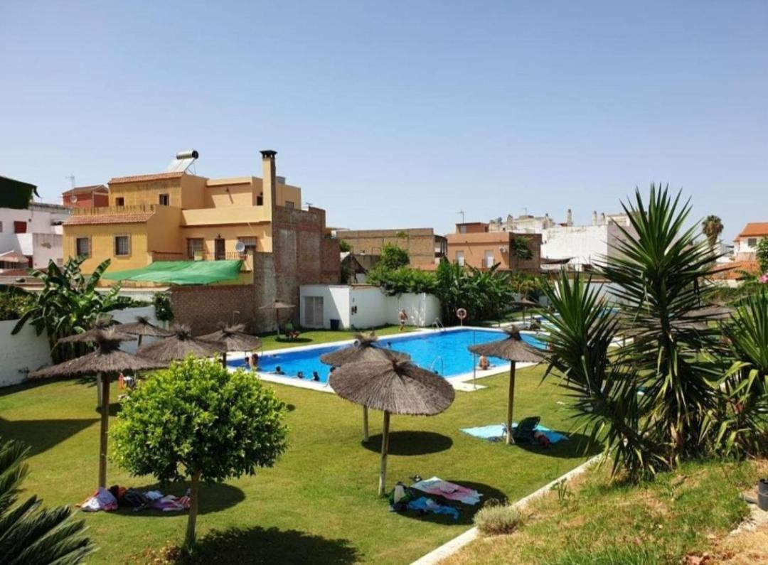 La Algaba Apartamento En Sevilla Con Piscina Y Parking מראה חיצוני תמונה